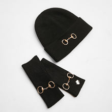Horsebit Fingerless Gloves