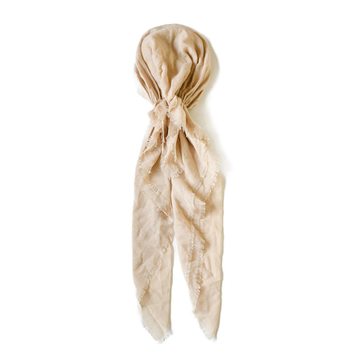 Gauzy Lightweight Solid Pretied Scarves