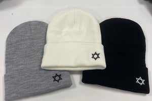 Israel Support Beanies- Magen David