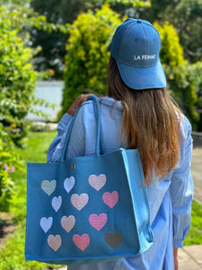 Beach Bag with Hearts!