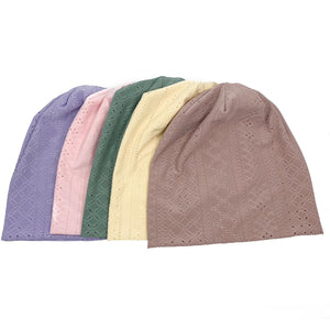 Eyelet Beanie