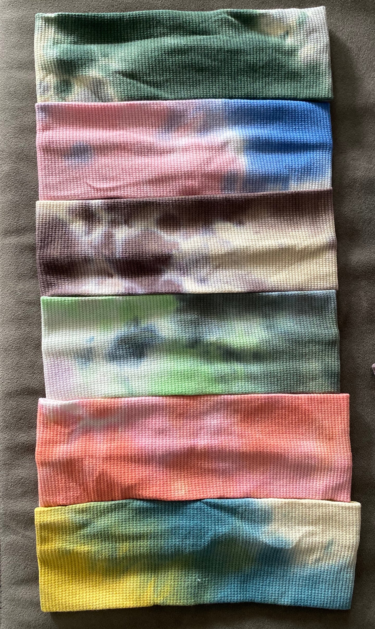 Casual ribbed tie dye band- FLAT