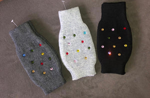 Colorful Stone Fingerless Gloves