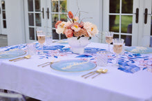 Blue Botanical THINNER fabric