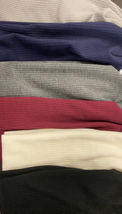 Skinny Cotton Ribbed Beanie