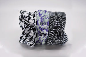 Houndstooth oversized turbans