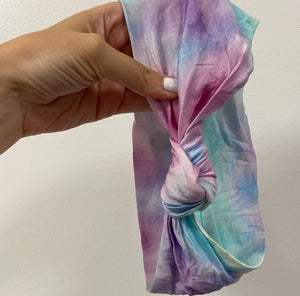 Watercolor tie dye silky soft collection