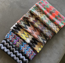 Missoni inspired flat bands