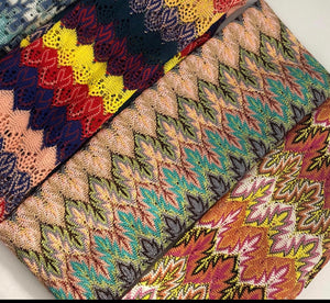 Missoni inspired “I wish I was in” flat bands