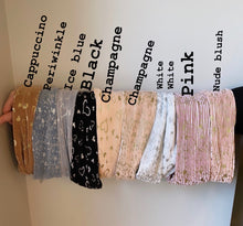 Printed pleated heart/star FLAT bands