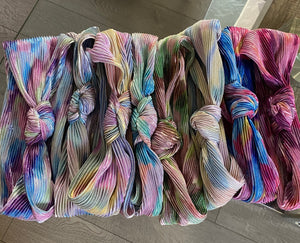 Pleated X Tie Dye “collab” KNOTS