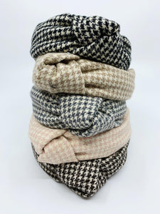 Houndstooth hardband