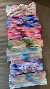 Pleated X Tie Dye “collab” KNOTS