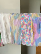 Pleated x Tie dye “collab” flats