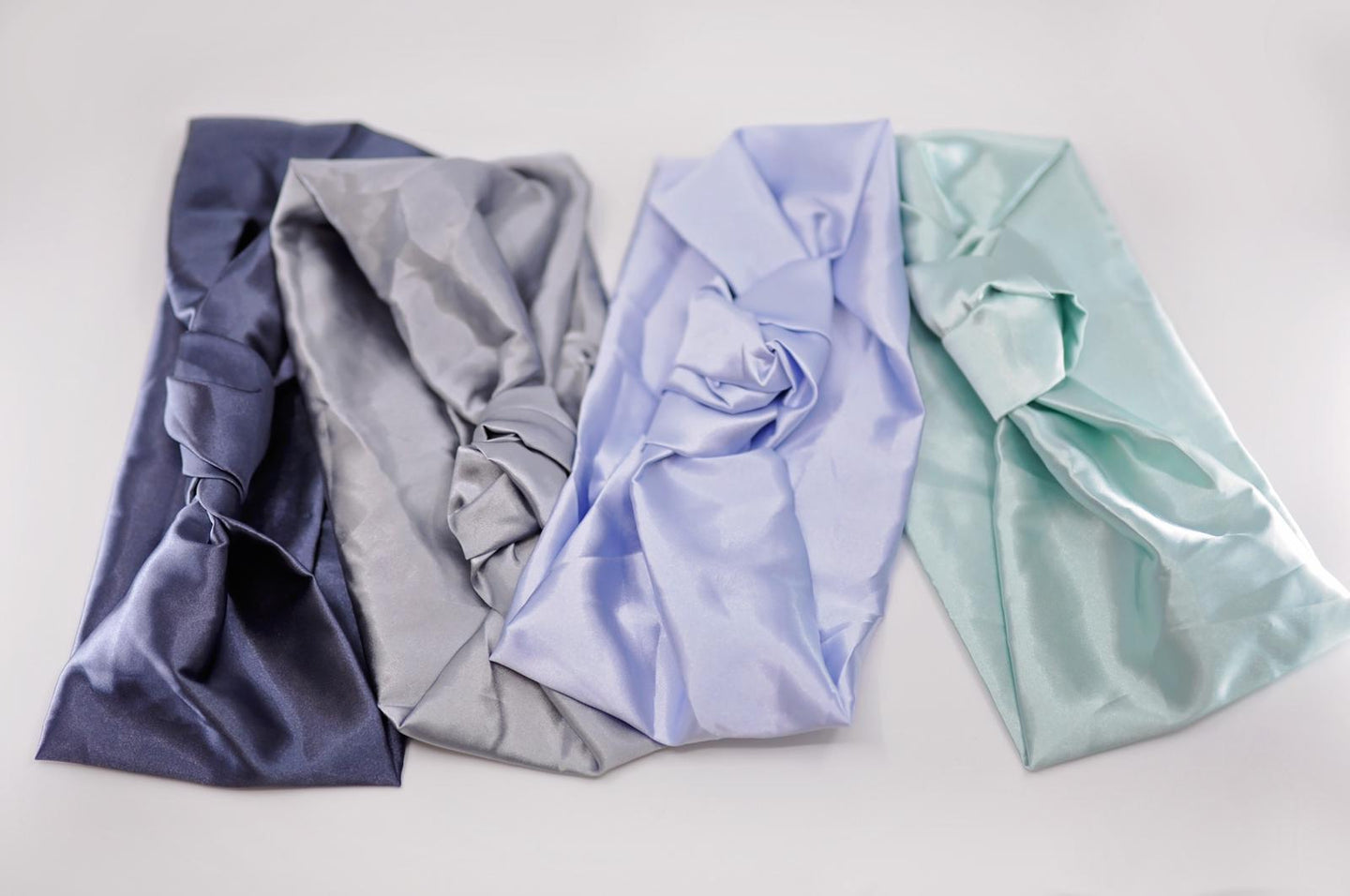 Soft satin bands- knots