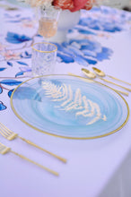 Blue Botanical THINNER fabric
