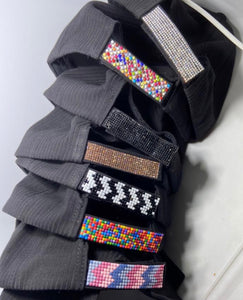 Plain Party Cap- Black ribbed edition