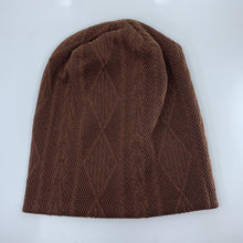 Cable sweater style beanie