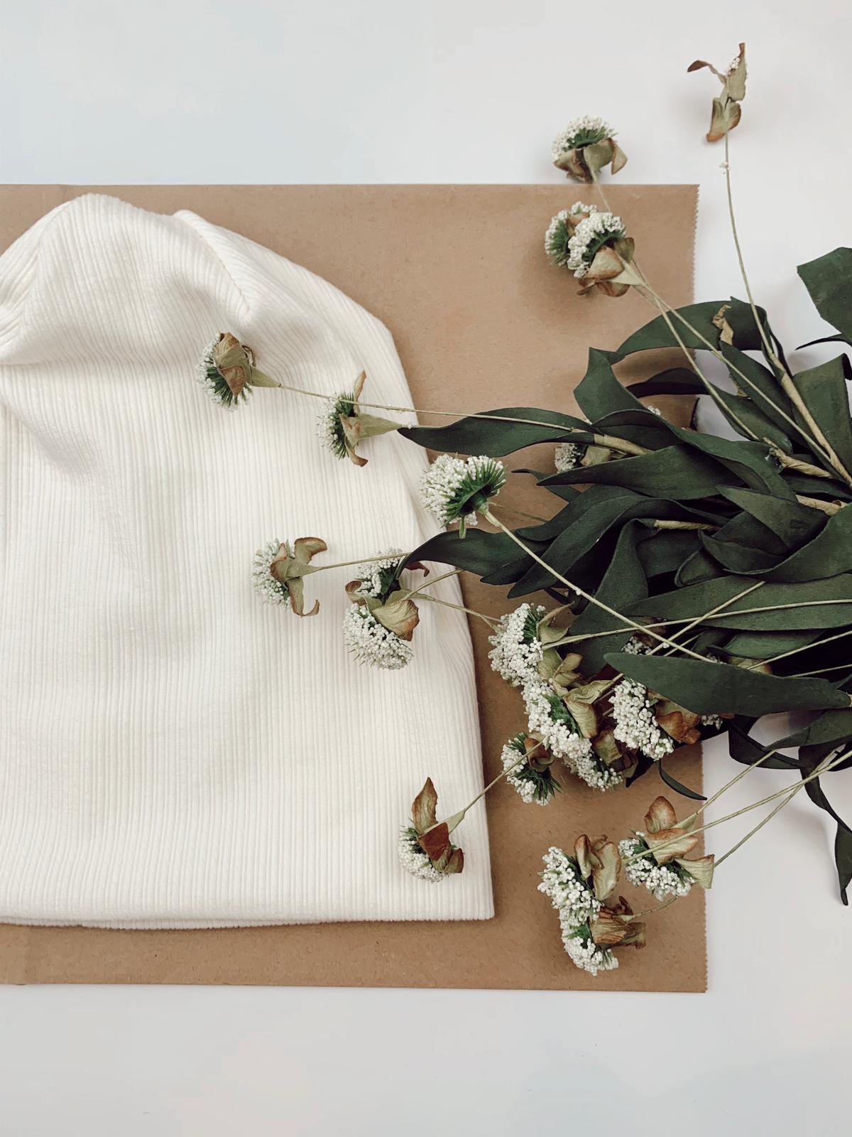 Skinny Cotton Ribbed Beanie