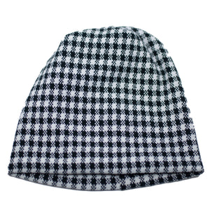 Sweater Gingham Beanie