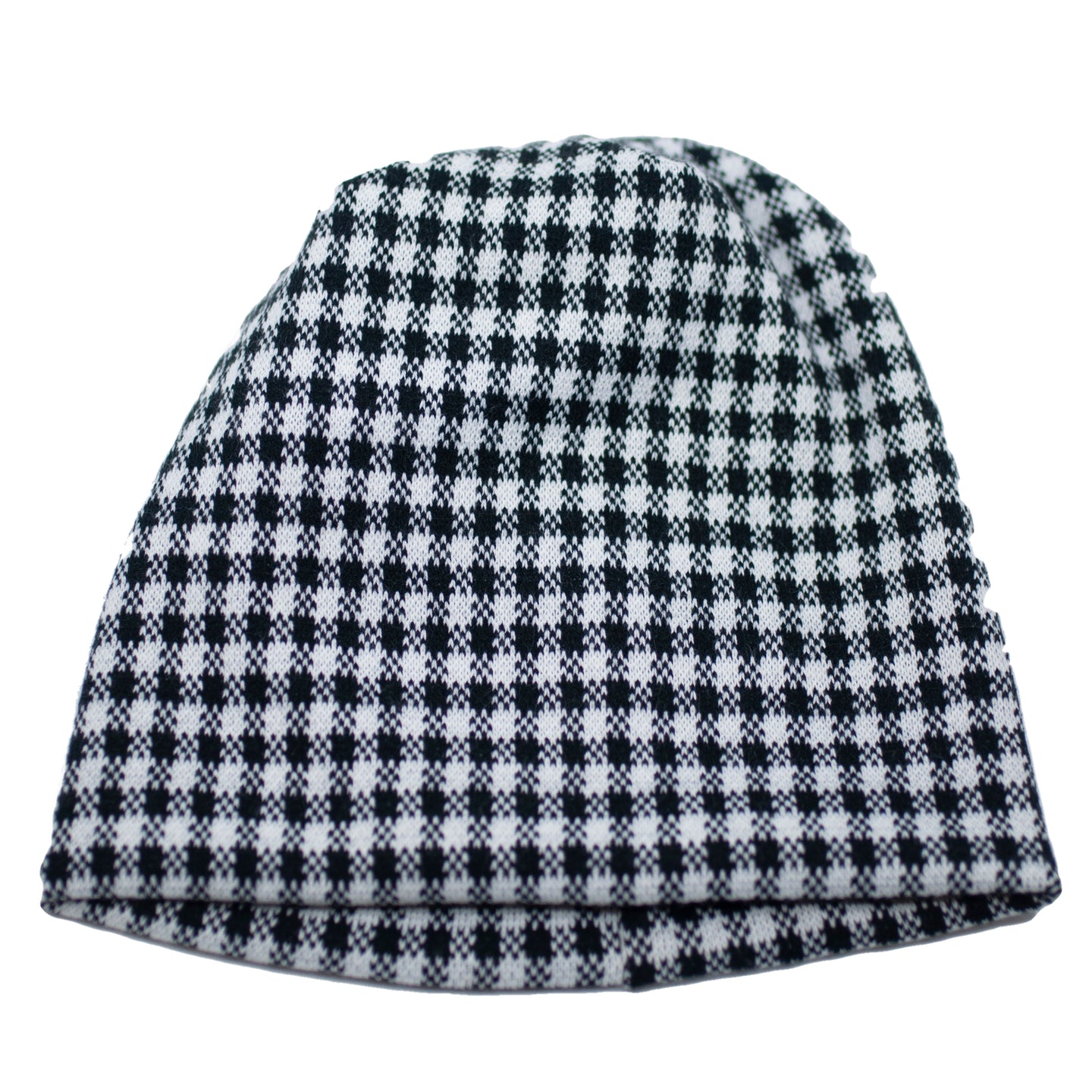 Sweater Gingham Beanie