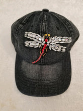 RHINESTONE DRAGONFLY CAP