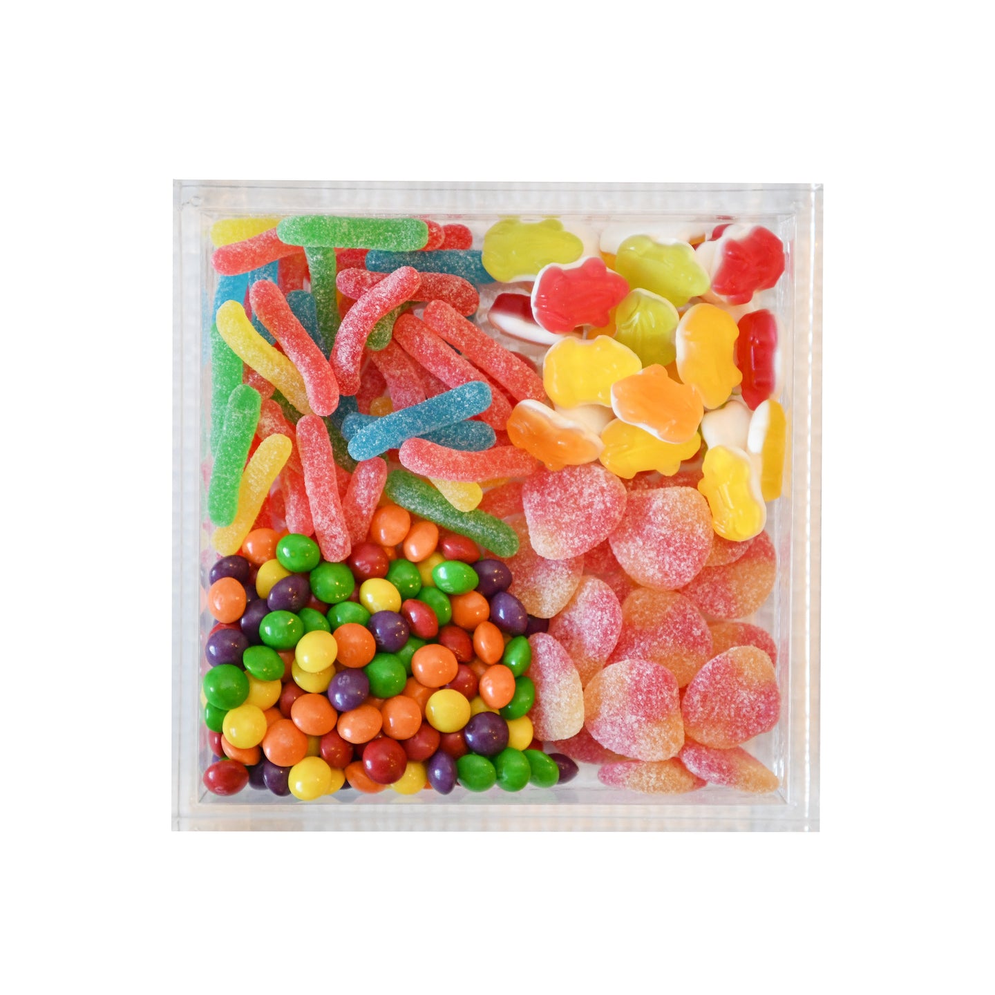 Square lucite assorted Candy 1