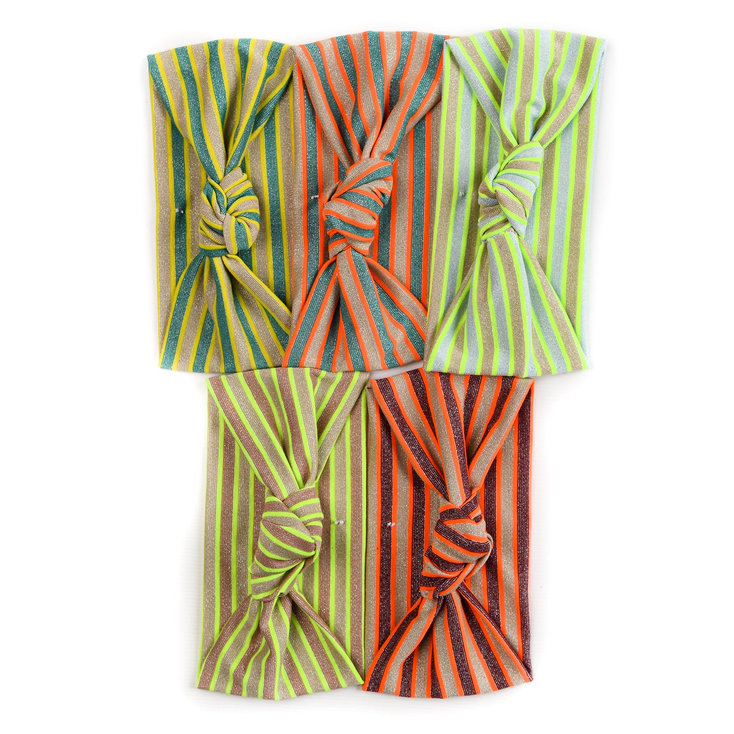 Neon Striped Knot Band