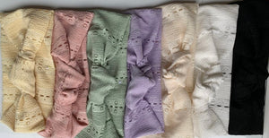 Lace X Eyelet Collection -Knot Band