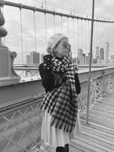 New York Houndstooth Scarf