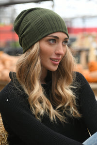 Plush Ribbed Beanie