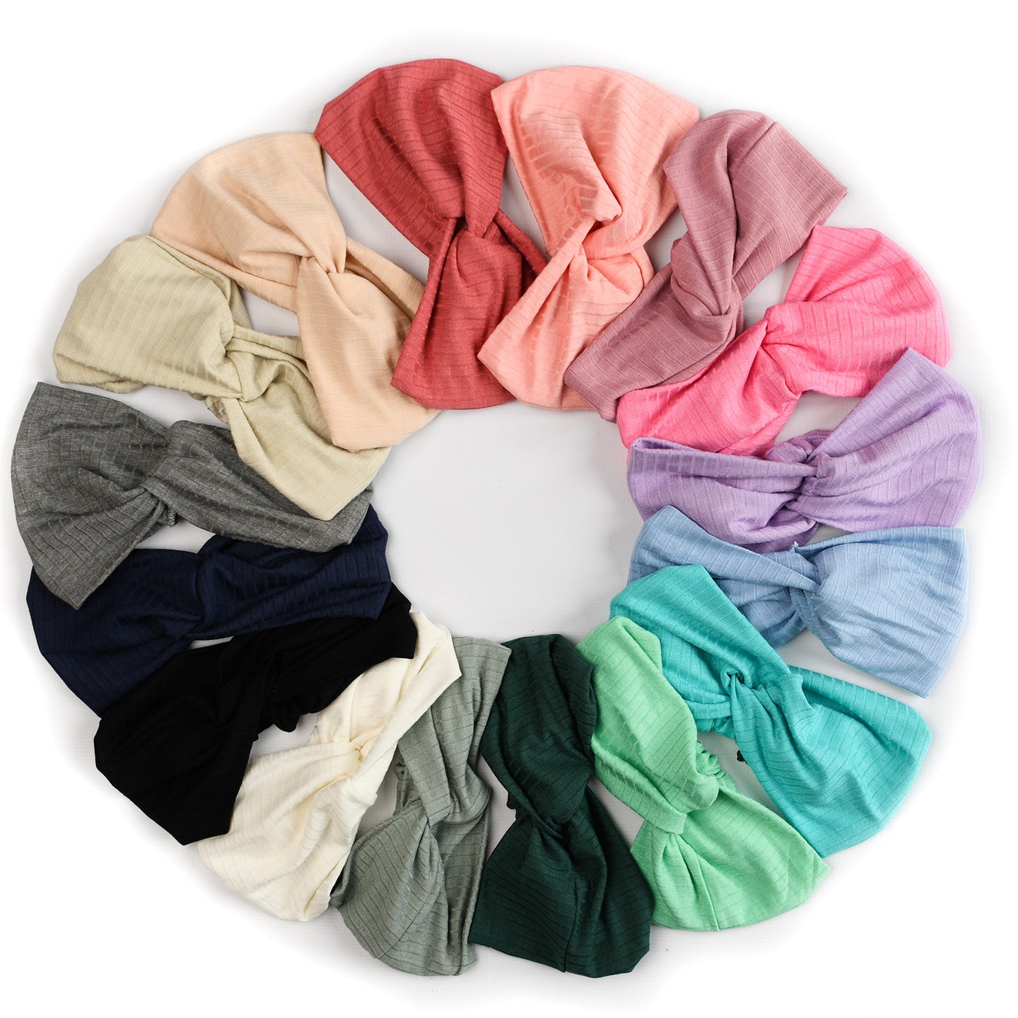 Silky Ribbed Oversized Turban Band