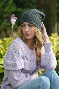 Plush Ribbed Beanie