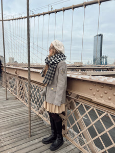 New York Houndstooth Scarf