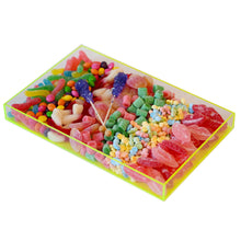 Assorted Candy Neon lucite tray