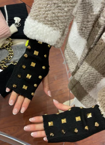 Teen studded gloves (or ladies with small hands)