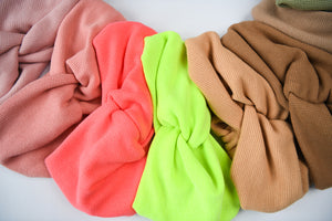 Waffle Knit Oversized Turban Band