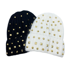 Mommy and Me Studded Cuff Beanie @eishesstyle