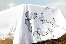 Pens Butterflies Velvet Tablecloth
