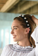 Pearl / Rhinestone Silky Puff Bands